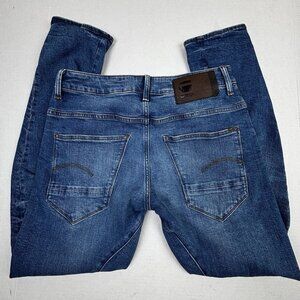 G Star Raw Jeans Mens 30X29 Blue Medium Fade Wash Arc 3D‎ Slim EUC